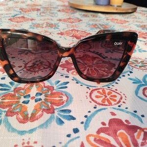 Quay Australia Brown Sunglasses Oversized Tortoiseshell Design